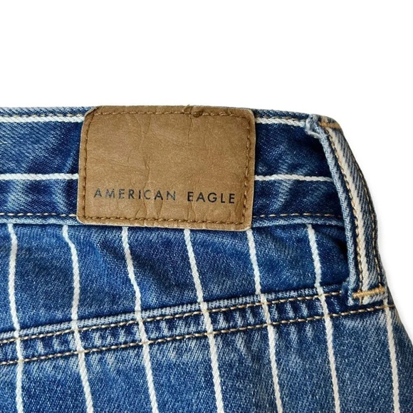 American  Eagle Striped Mom Jean 0R - Picture 10 of 12